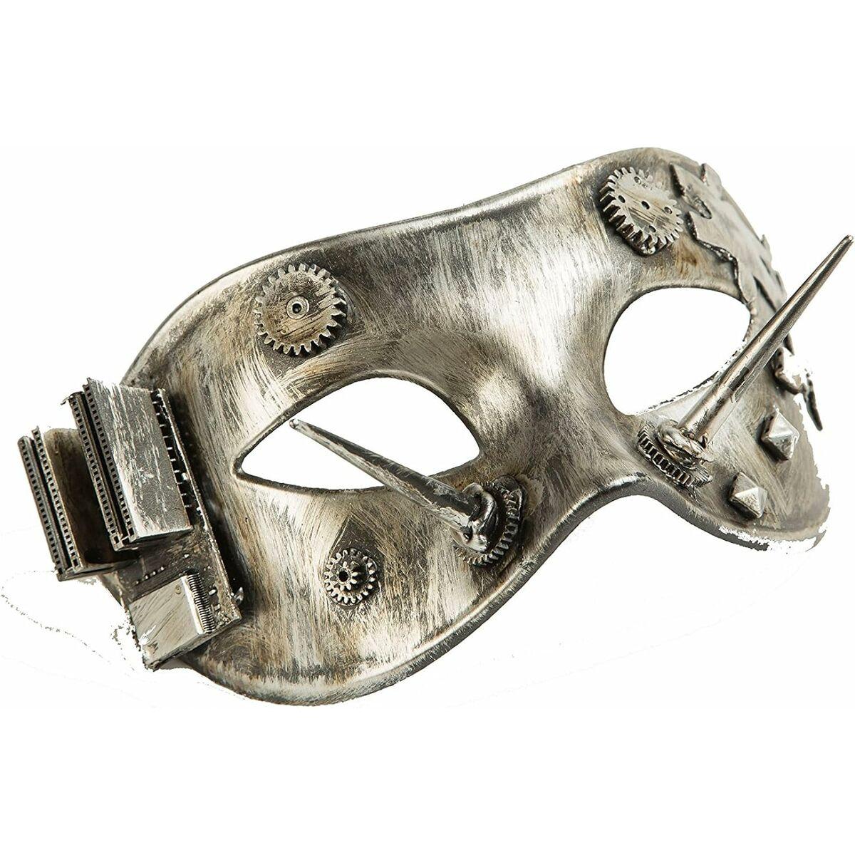 Maske til udklædning - Steampunk, metallic, onesize (tvillingepakke)