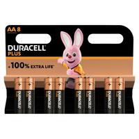 Alkalinebatterier DURACELL LR06 LR6 AA 1.5V (8 stk)