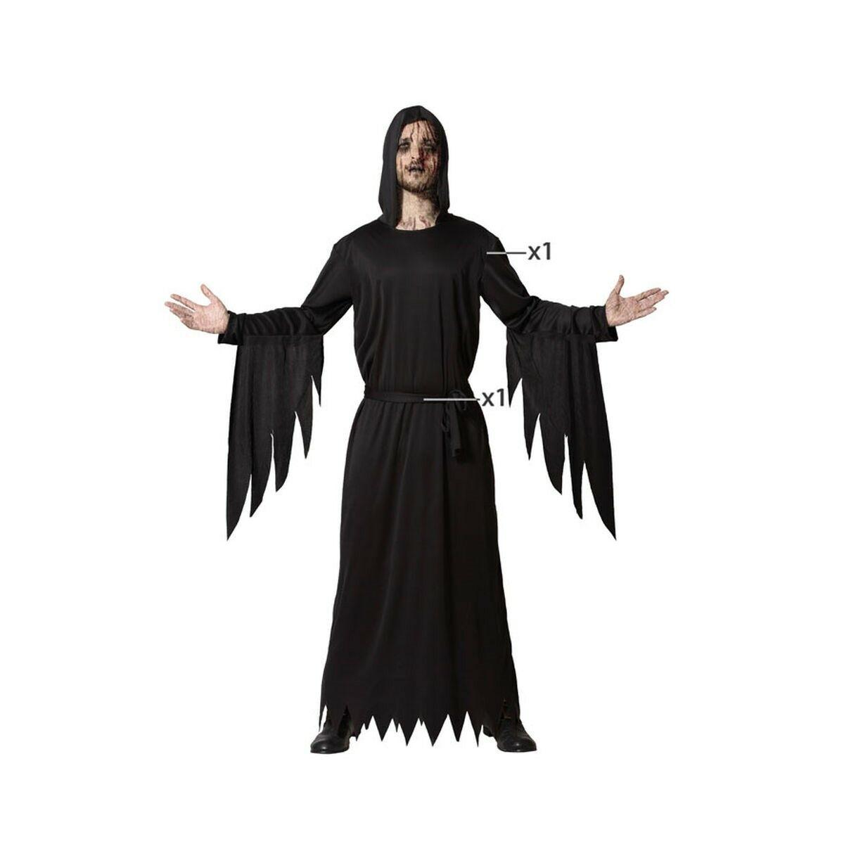 Kostume til børn Sort Zombies XS