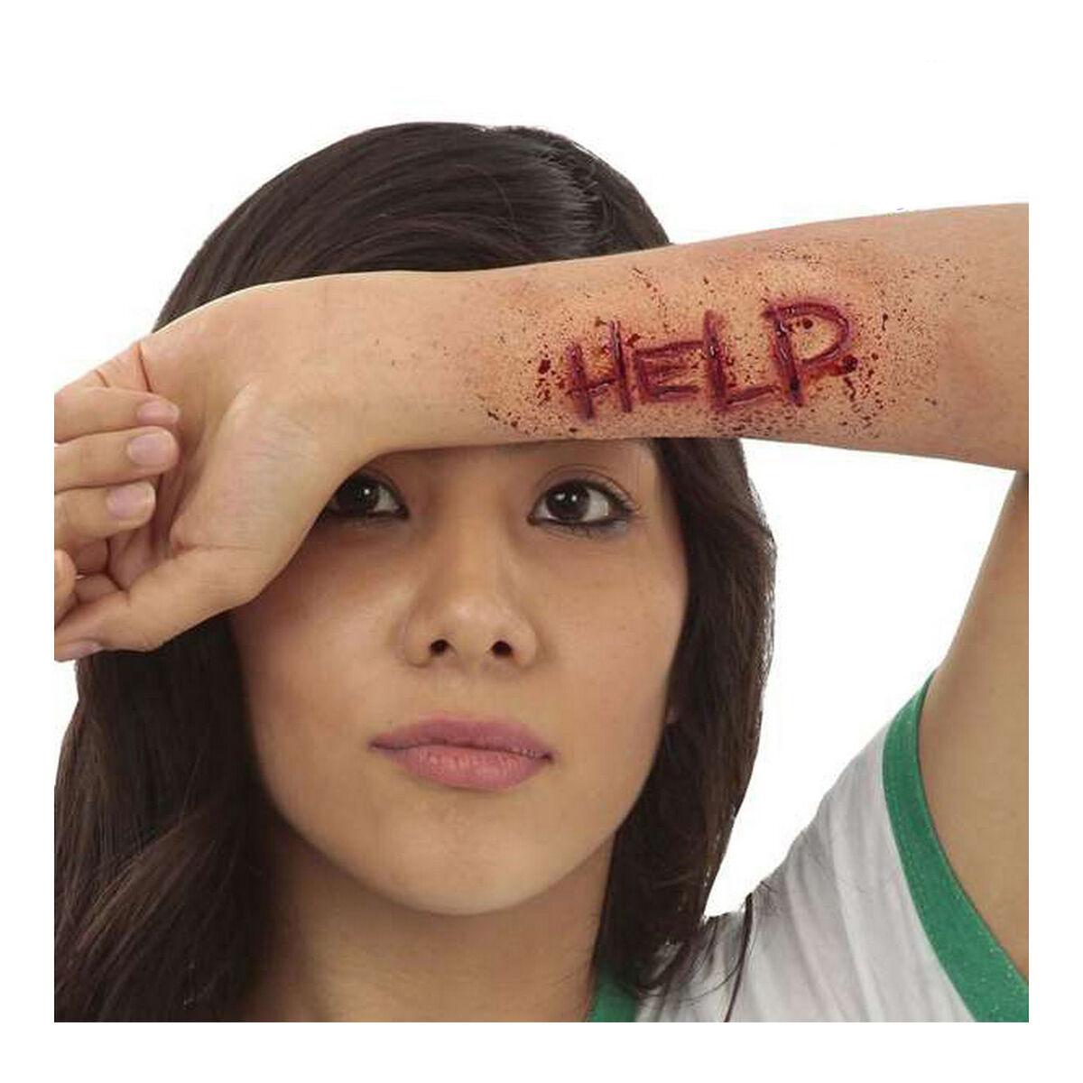 - Help sår-tatovering til kostume billede