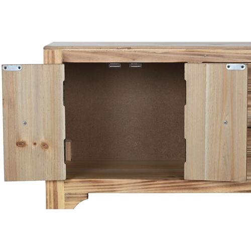 Konsol Home ESPRIT Sort Gran Træ MDF 64 x 26 x 83 cm