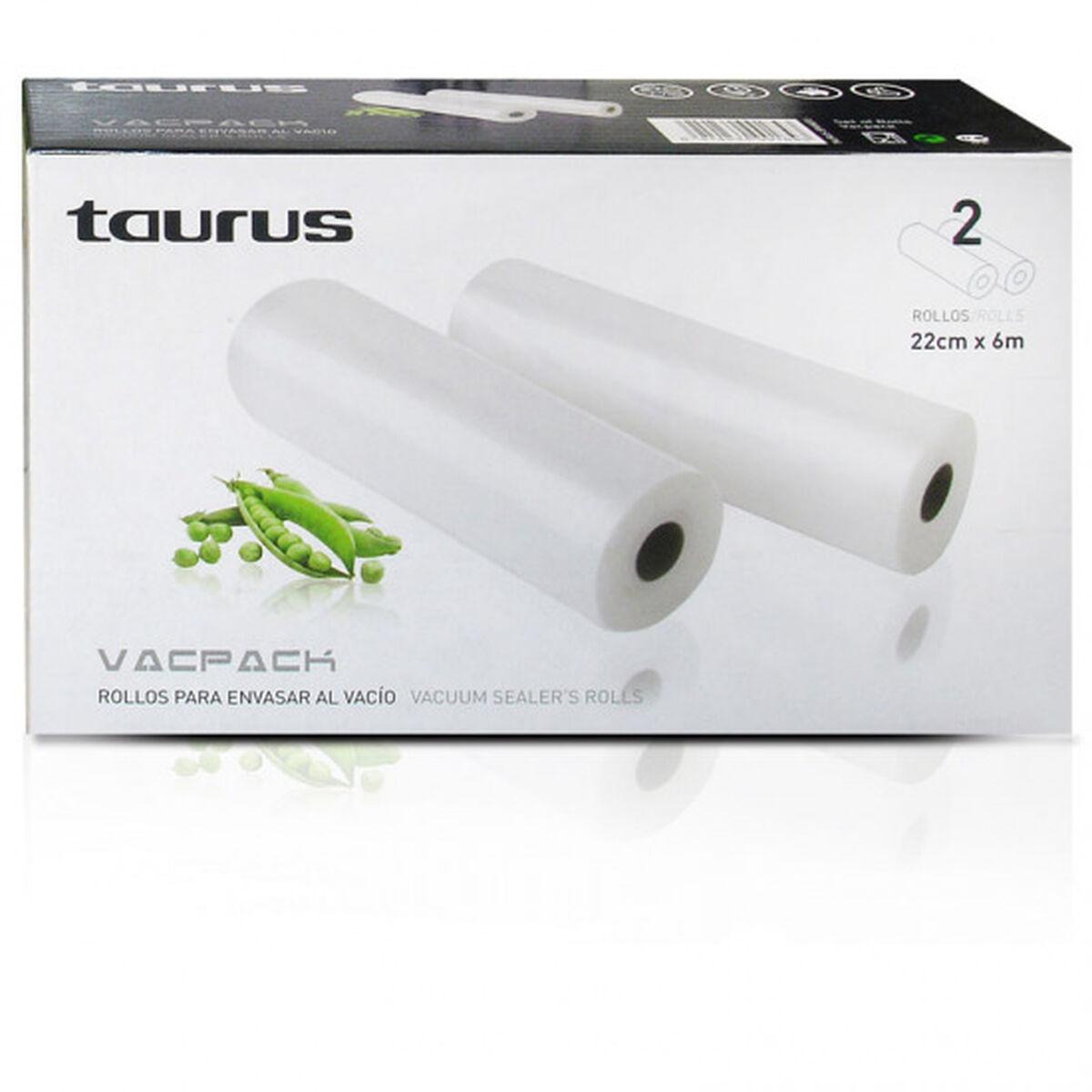 Taurus Vacpack ruller til vakuumpakker - 22 cm x 6 m (2 stk)
