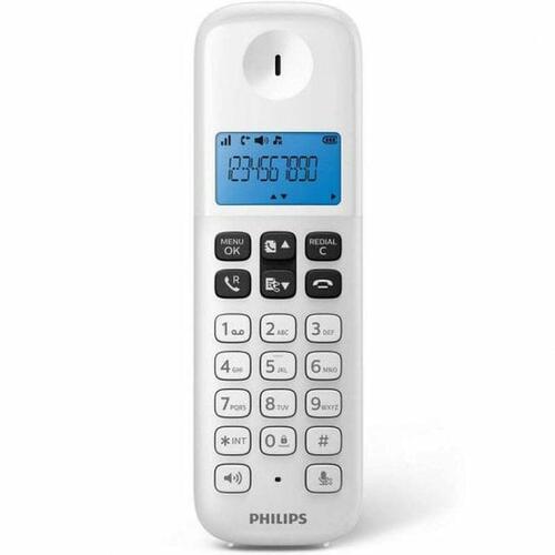 Trådløs telefon Philips D1612W/34 Blå Hvid Sort