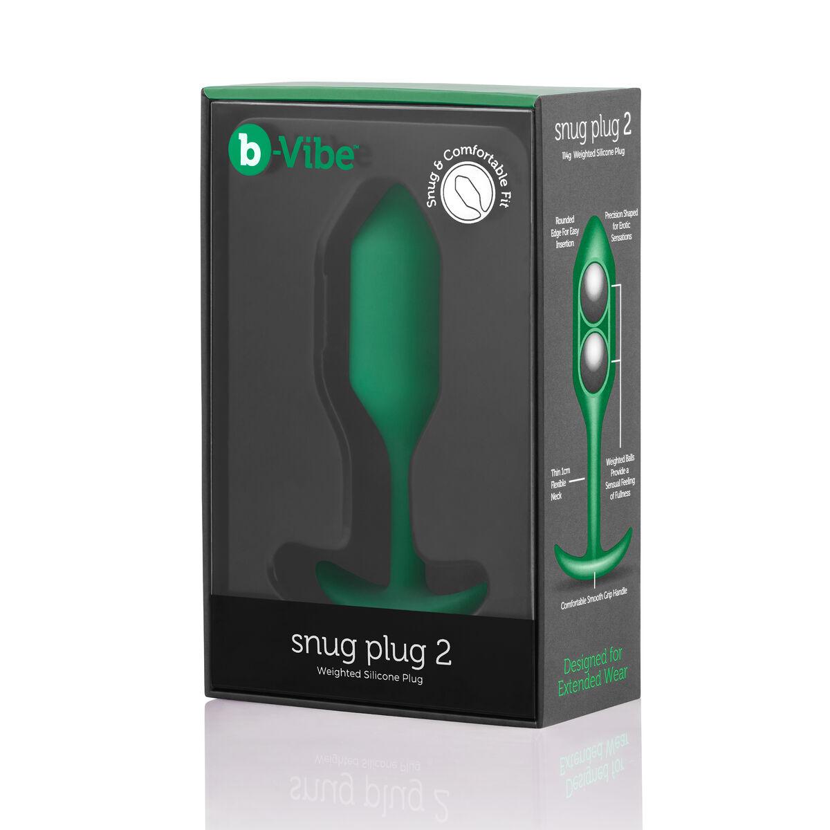 Anal plug B-Vibe 2 Grøn