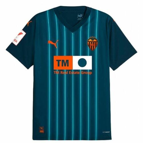 Kortærmet T-shirt til Mænd Puma Valencia C.F. Away Marineblå L