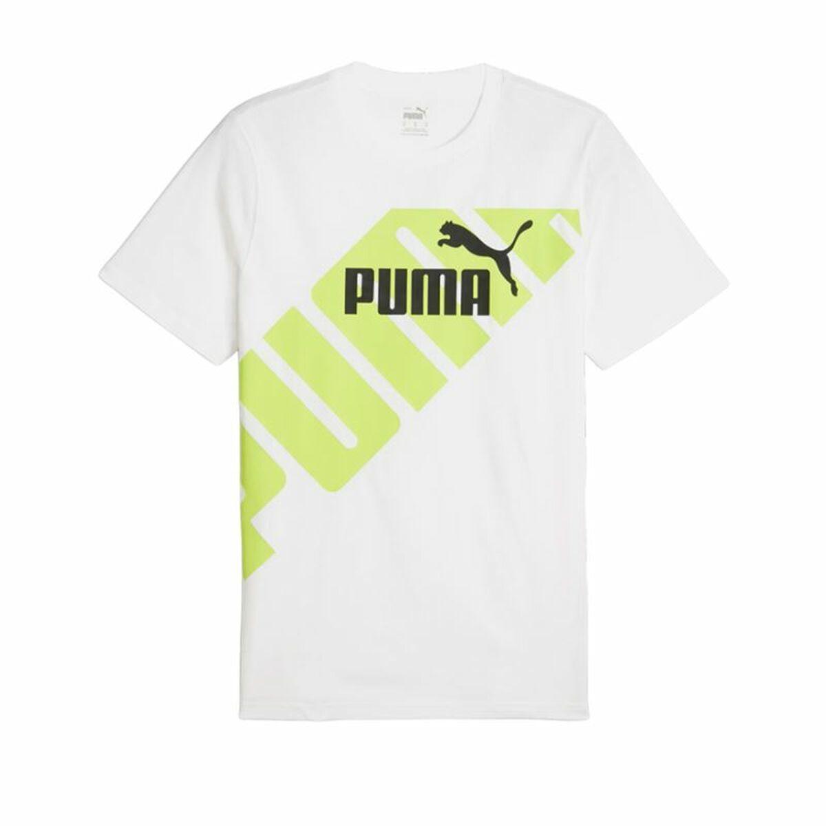 Kortærmet T-shirt til Mænd Puma POWER Graphic L