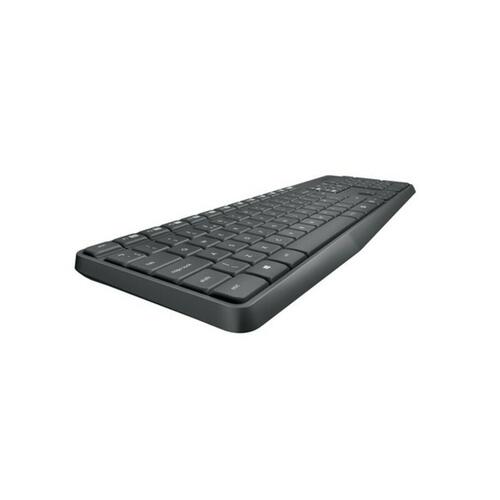Tastatur og trådløs mus Logitech 920-007919 Sort