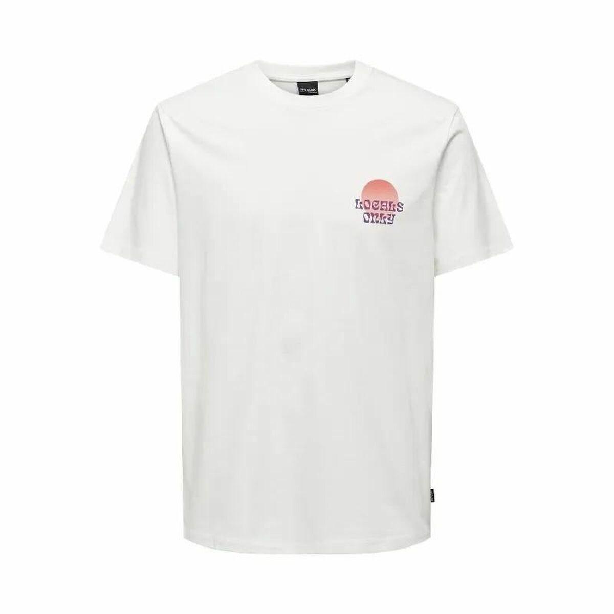 Only & Sons Onskye kortærmet T-shirt til mænd - Hvid (M)