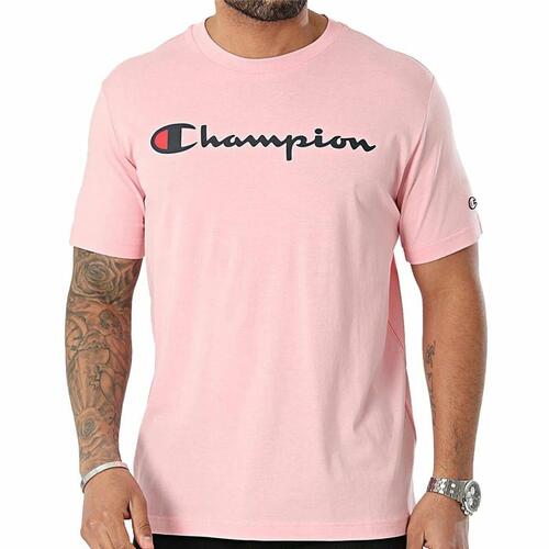 Kortærmet T-shirt til Mænd Champion Crewneck L