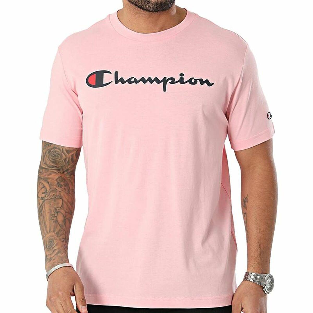 Kortærmet T-shirt til Mænd Champion Crewneck L
