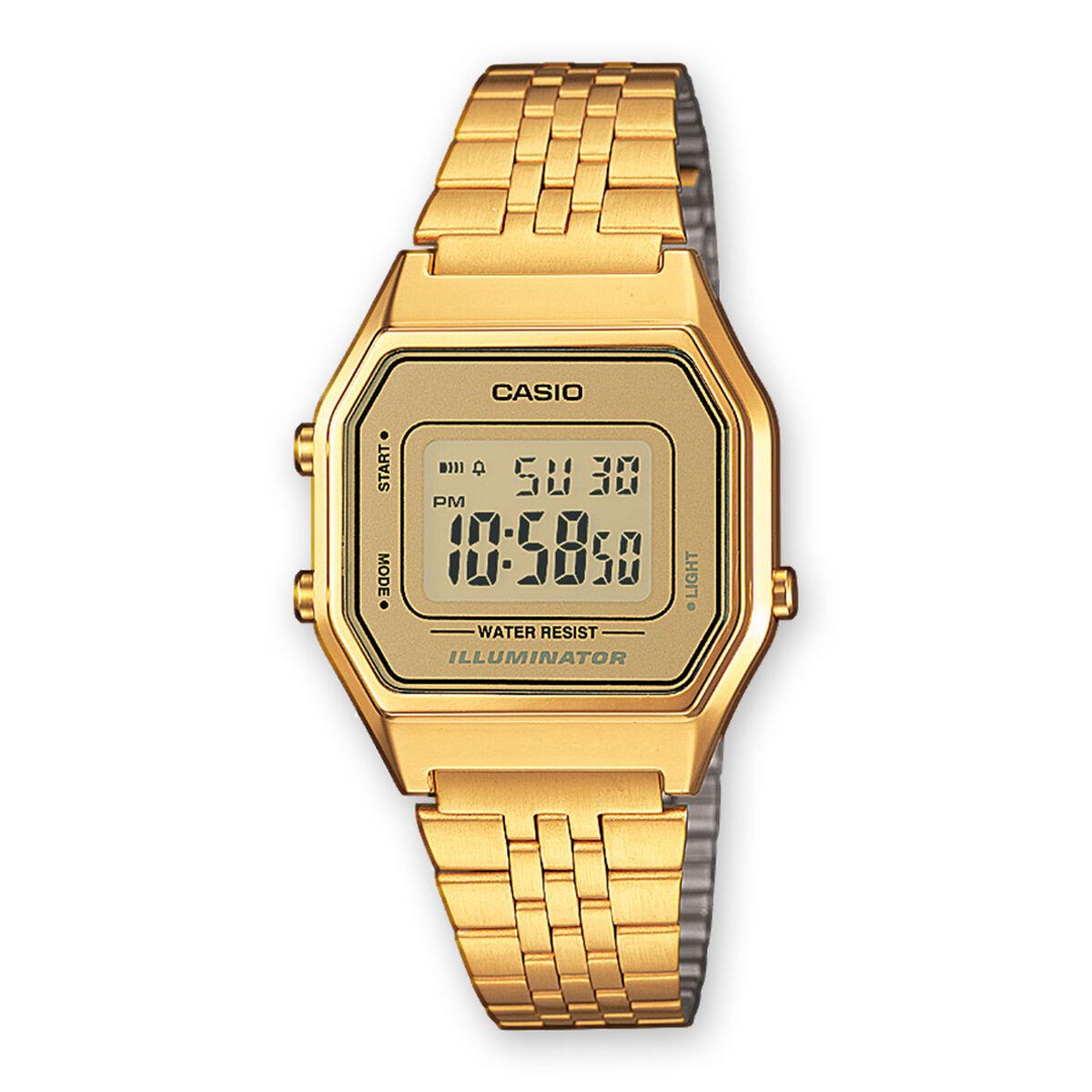 Unisex ur Casio LA680WEGA-9ER Gylden Guld (Ø 28 mm)