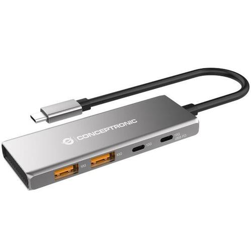 USB Hub Conceptronic HUBBIES15G Grå (1 enheder)