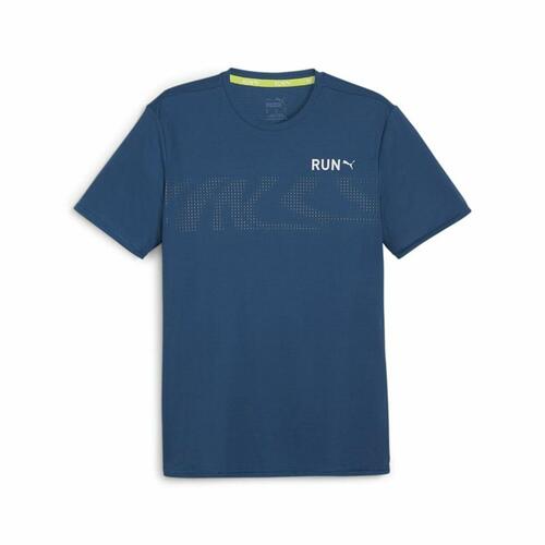 Kortærmet T-shirt til Mænd Puma Run Favourite Mørkeblå L