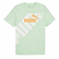 Kortærmet T-shirt til Mænd Puma POWER Graphic Cyan L