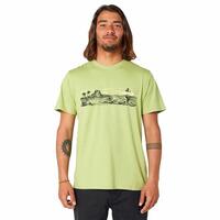 Kortærmet T-shirt til Mænd Rip Curl Paradise Land Lysegrøn M