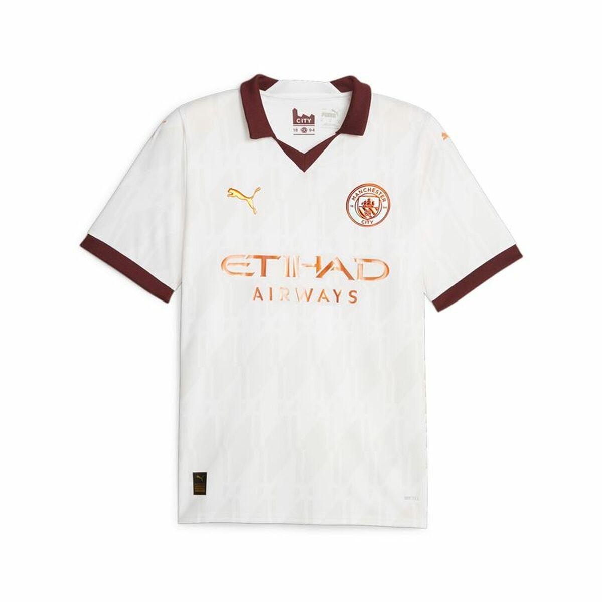Puma Manchester City Away fodboldtrøje - Hvid, herre, kortærmet (XL)