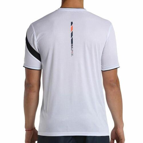 Kortærmet T-shirt til Mænd Bullpadel lucia Hvid L