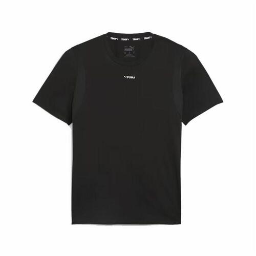 Kortærmet T-shirt til Mænd Puma FIT Triblend Sort S