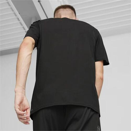 Kortærmet T-shirt til Mænd Puma FIT Triblend Sort S