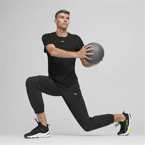 Kortærmet T-shirt til Mænd Puma FIT Triblend Sort S
