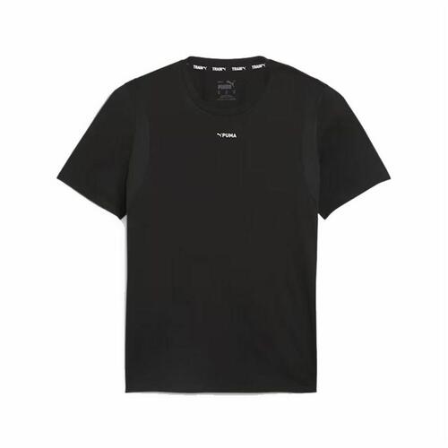 Kortærmet T-shirt til Mænd Puma FIT Triblend Sort XL