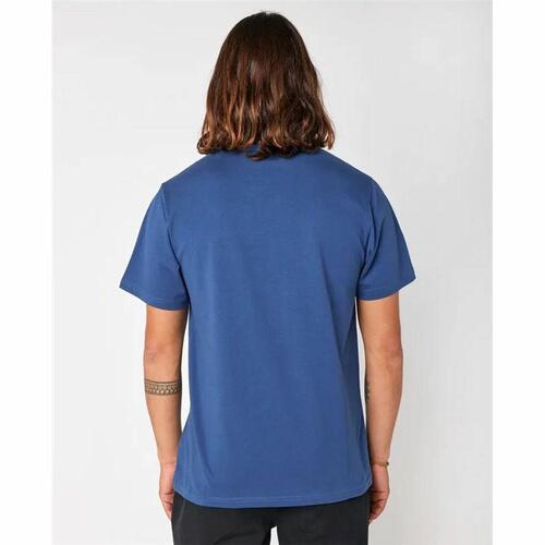 Kortærmet T-shirt til Mænd Rip Curl Paradise Land Blå S
