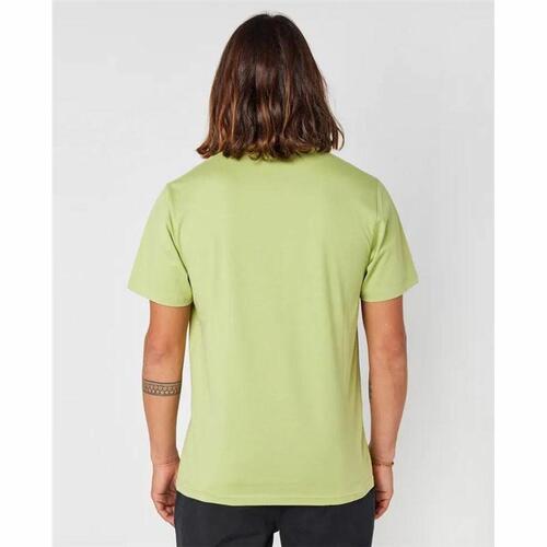 Kortærmet T-shirt til Mænd Rip Curl Paradise Land Lysegrøn S