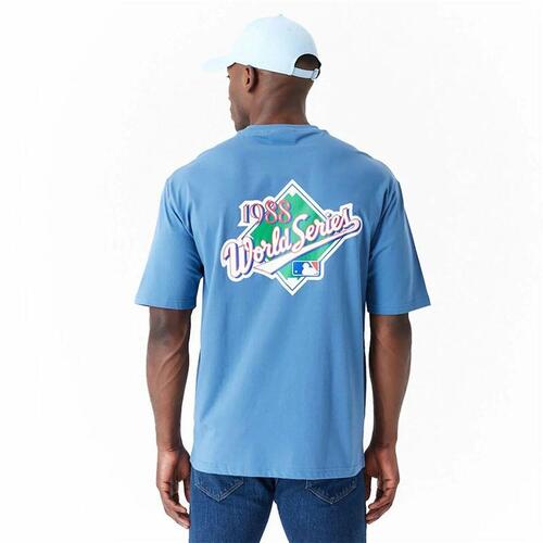 Kortærmet T-shirt til Mænd New Era LA Dodgers MLB World Series M