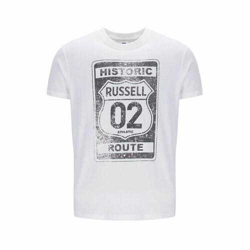 Kortærmet T-shirt til Mænd Russell Athletic AMT A40471 XL