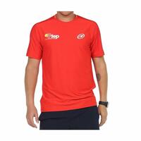 Kortærmet T-shirt til Mænd Bullpadel Exudo Rød S