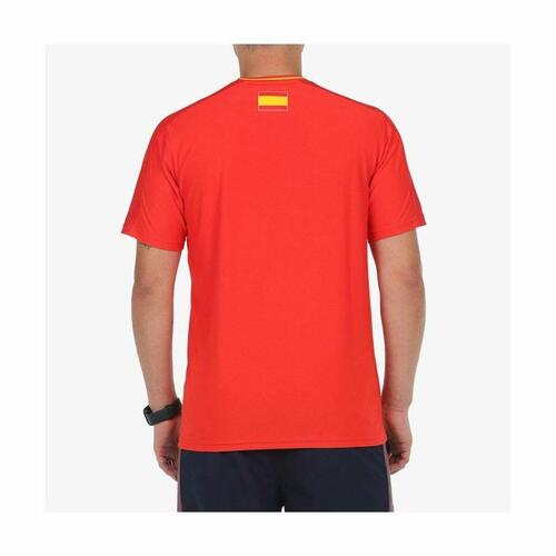Kortærmet T-shirt til Mænd Bullpadel Exudo Rød S