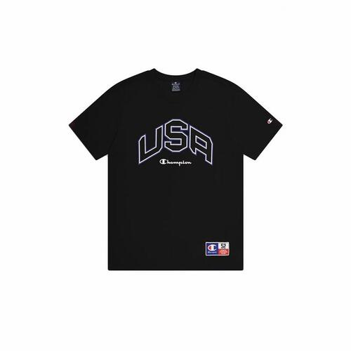 Kortærmet T-shirt til Mænd Champion Crewneck XXL