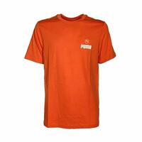 Kortærmet T-shirt til Mænd Puma Chilli Powder Orange XL