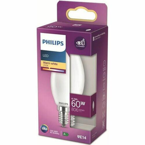 Candle LED pære Philips Equivalent 60 W E14 E (2700k)
