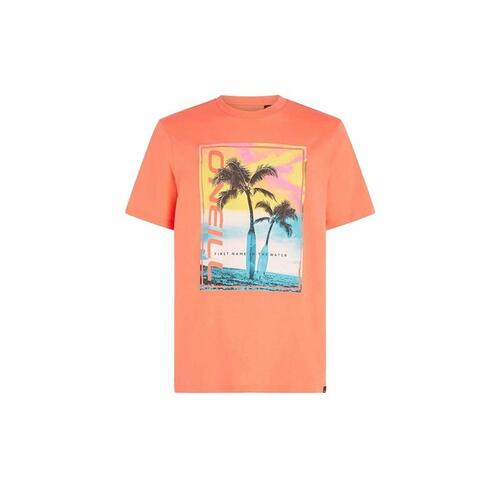 Kortærmet T-shirt til Mænd O'Neill Jack Neon Living Orange S