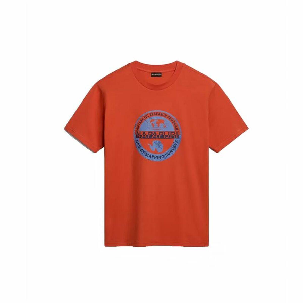 Napapijri S-Bollo SS 1 kortærmet T-shirt til mænd - Orange (S)