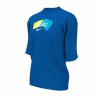 Kortærmet T-shirt til Mænd Nike Hydrogu Blå 10-12 år
