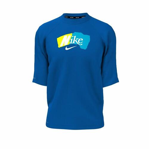 Kortærmet T-shirt til Mænd Nike Hydrogu Blå 6-7 år