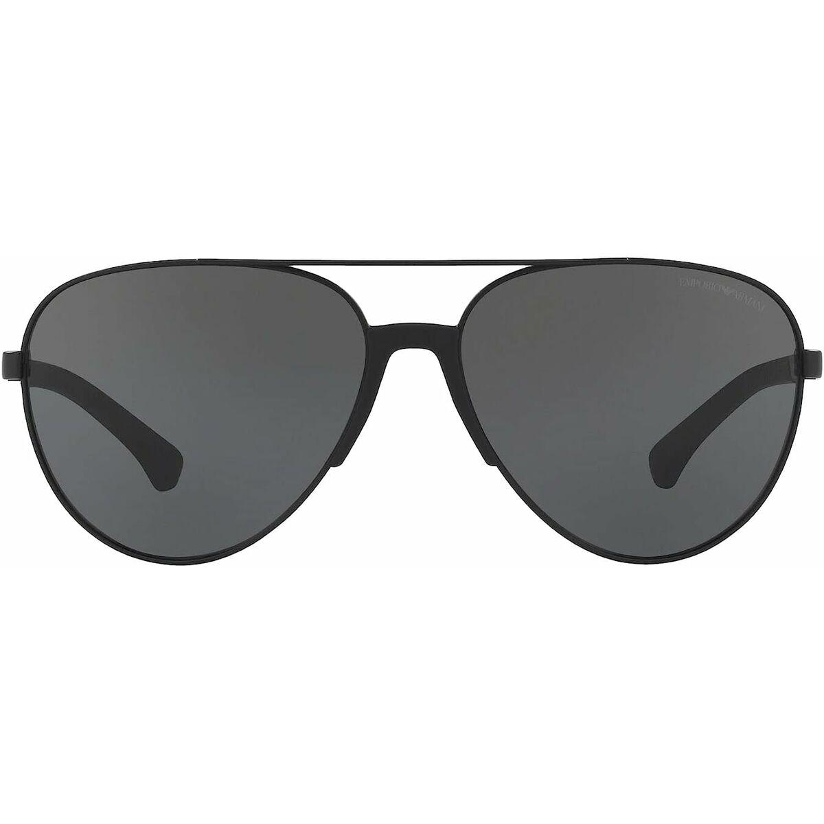 Emporio Armani EA 2059 solbriller til mænd - aviator, metal, UV400