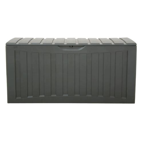 Opbevaringsboks 118x53x57 cm polypropylen sort