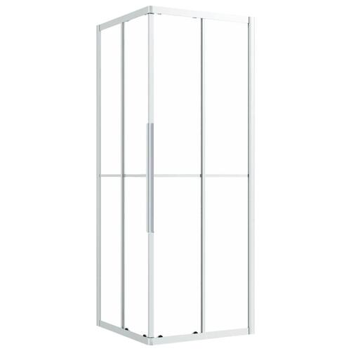 Brusekabine 80x80x180 cm matteret sikkerhedsglas