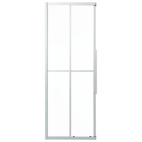 Brusekabine 80x80x180 cm matteret sikkerhedsglas