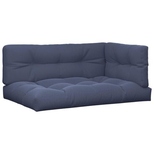 Pallehynder 3 stk. stof marineblå