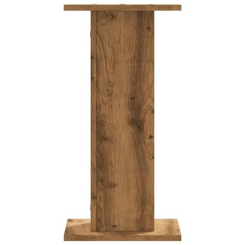 Højtalerstativer 2stk. 30x30x60cm konstrueret træ egetræsfarve