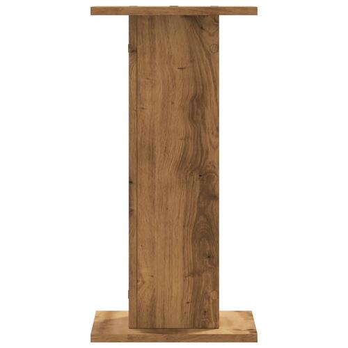 Højtalerstativer 2stk. 30x30x60cm konstrueret træ egetræsfarve