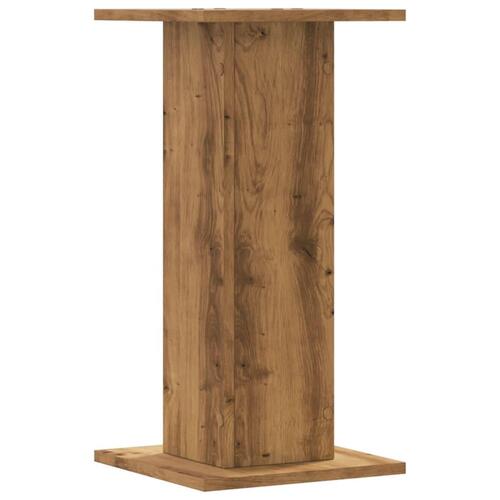 Højtalerstativer 2stk. 30x30x60cm konstrueret træ egetræsfarve