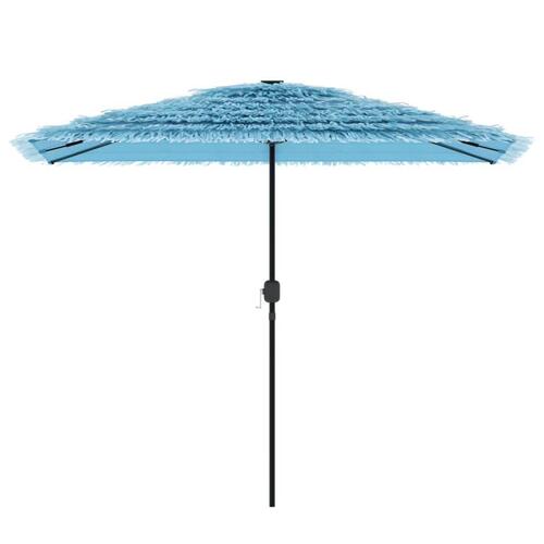 Haveparasol med stålstang 300x200x250 cm blå