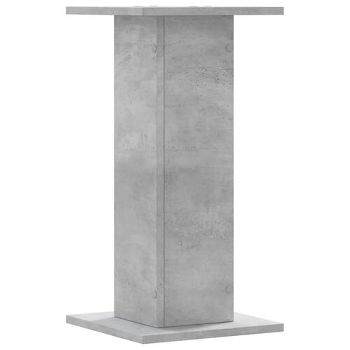 Højtalerstativer 2 stk. 30x30x60 cm konstrueret træ betongrå