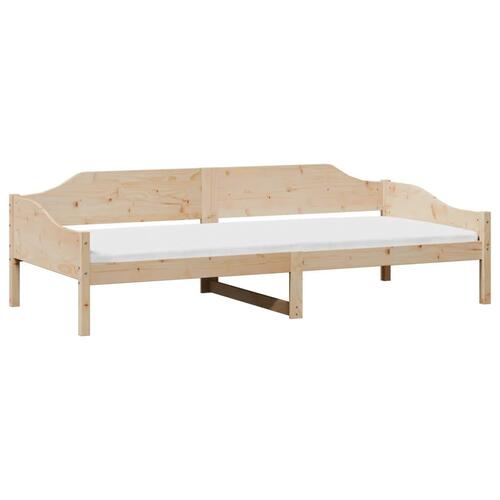 Sengeramme uden madras 90x200 cm massivt fyrretræ