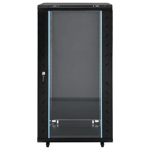 Netværksskab 60x60x120 cm 22U 19" IP20 sort